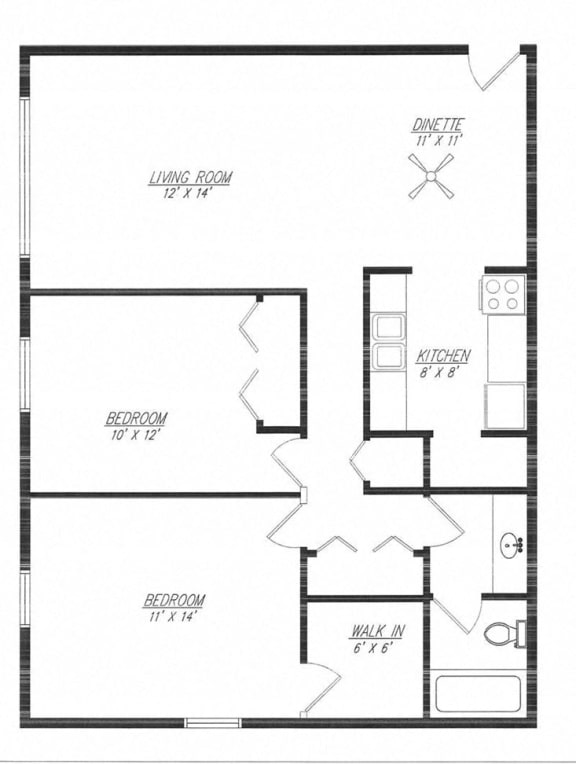 Floor Plans of Timber Ridge Apartments in Saukville, WI